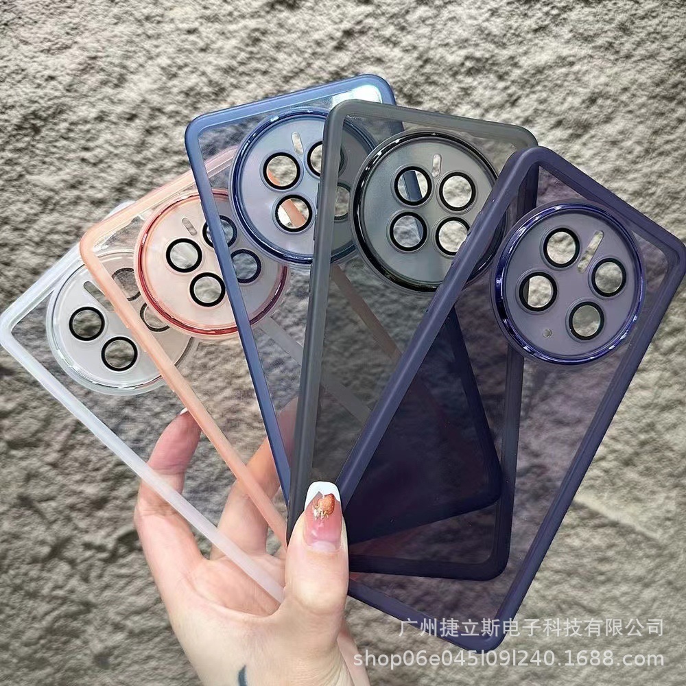 Suitable for Honor 9X, Enjoy 90Plus, X40, and Meiyan Electroplated Transparent Tpu Soft Phone Case with Glass Lens Film