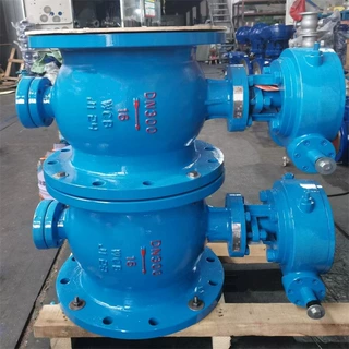 颗粒煤灰纸浆灰渣蒸汽防爆调节偏心半球阀 PQ340H-16/2