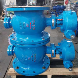 PQ40F-16C手动污水处理管道式偏心半球阀图片