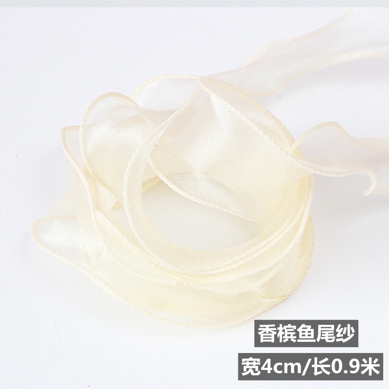 Perla ola cola de pescado ramo de hilo DIY Flor de embalaje borde pastel de hornear flor decorativa material de embalaje