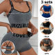 Europe and the United States cross-border foreign trade AliExpress for underwear suit LOVE letters waist head camisole women's boxer shorts