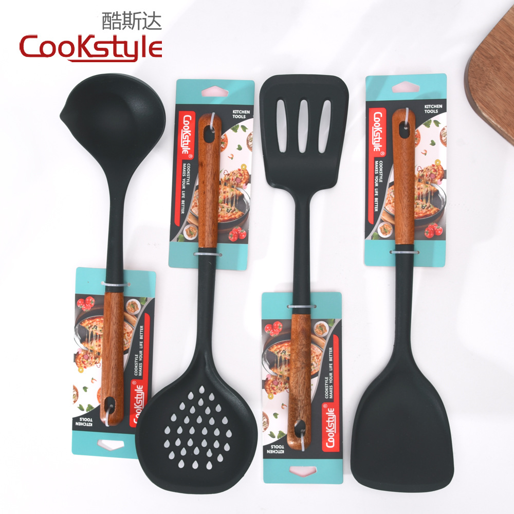 Costal Silicone Kit de cocina Black Shabili Wood Kit de cocina para el hogar