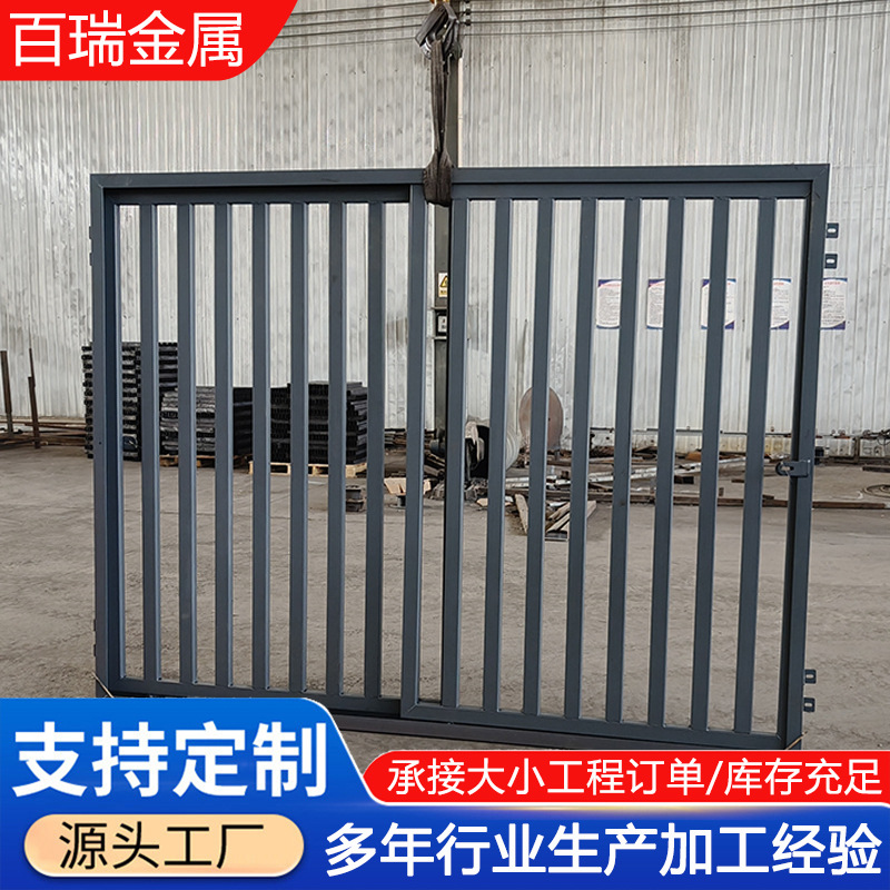 铁艺围墙护栏别墅小区工程院墙围栏学校厂区隔离栏杆铸铁栅栏产品实拍图