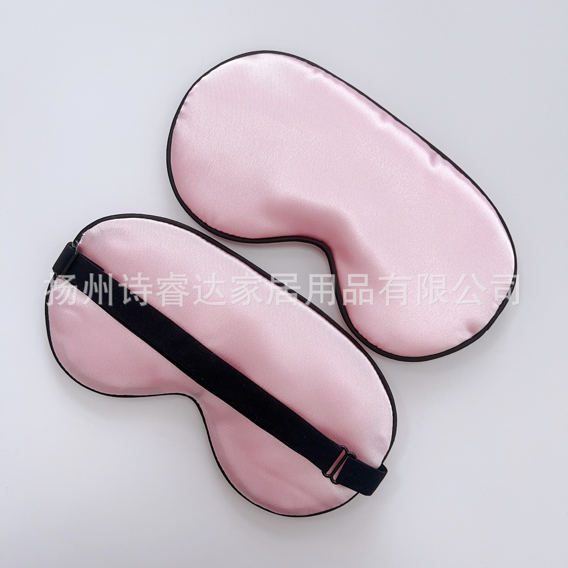 En stock al por mayor máscara de ojo de seda de doble cara color puro de seda artificial belleza sombreado sueño máscara de ojos fabricante