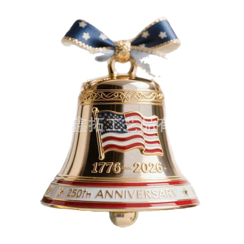 圣诞铃铛 Anniversary US Founding Pendant Gift250周年吊坠礼物|undefined