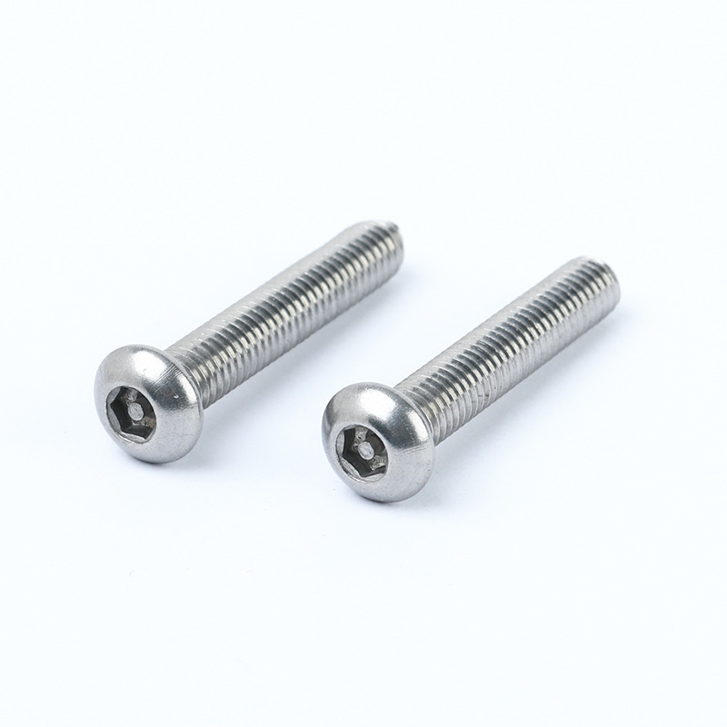 可定 制内六角防盗带柱螺钉304不锈钢机械设备工业设备内六角螺钉