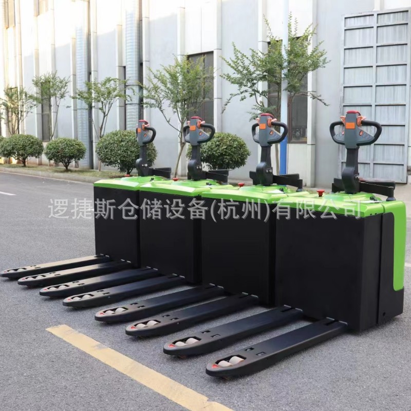 电动托盘搬运车2.5吨液压升降装卸车叉车站驾式地牛铲车搬运车