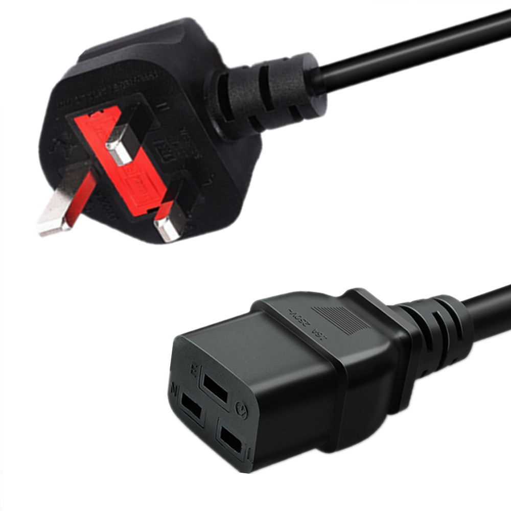 供应英标三插品字尾八字尾电源线 英规英式电脑主机电饭煲