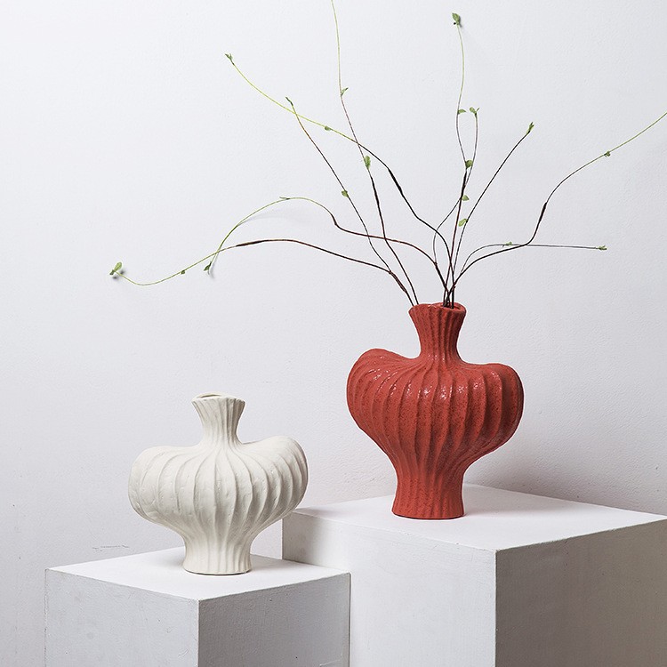 Nordic retro creative geometric special-shaped ceramic ornaments…