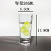 Transparent glass Sifang water cup whiskey cup multifunctional fruit juice drink cup hotel mouthwash cup