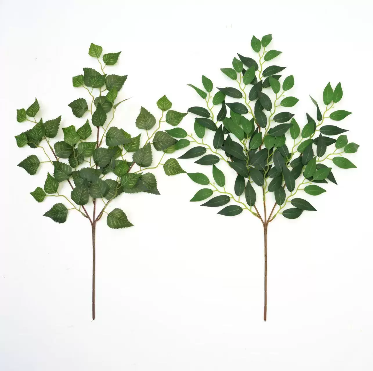 仿真绿植沙枣叶桑叶  植物树叶客厅家居室内造景装饰摆件