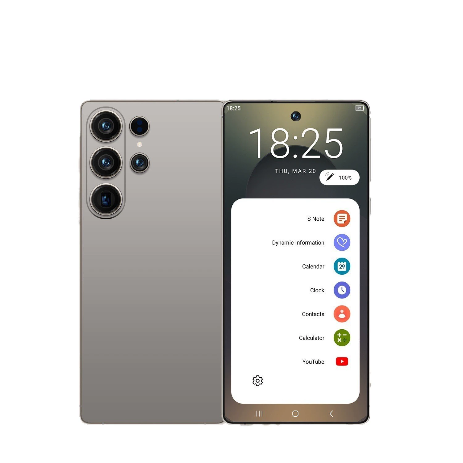 Мобильный телефон Cugo Kugo i16pro max боковая кнопка 4+64ГБ Android 14, экран 7.3"