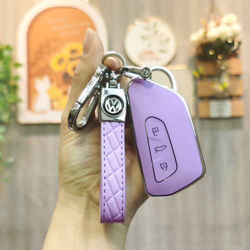 Applicable to 22 models of Lingdu L, Volkswagen Golf 8, Key Case for Car Key Holder, Tailor-made for Tuan X, New R-Line Key Shell Bag
