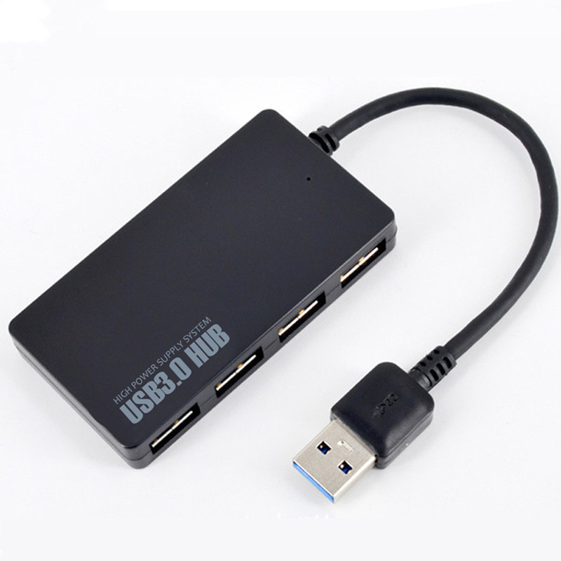 USB3.0 HUB集线器3.0高速分线器一拖四usb分线器usb极线器扩展坞