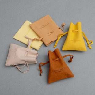 Factory high quality flannel drawstring bag wholesale brand microfiber drawstring bag drawstring buckle bag multiple colors