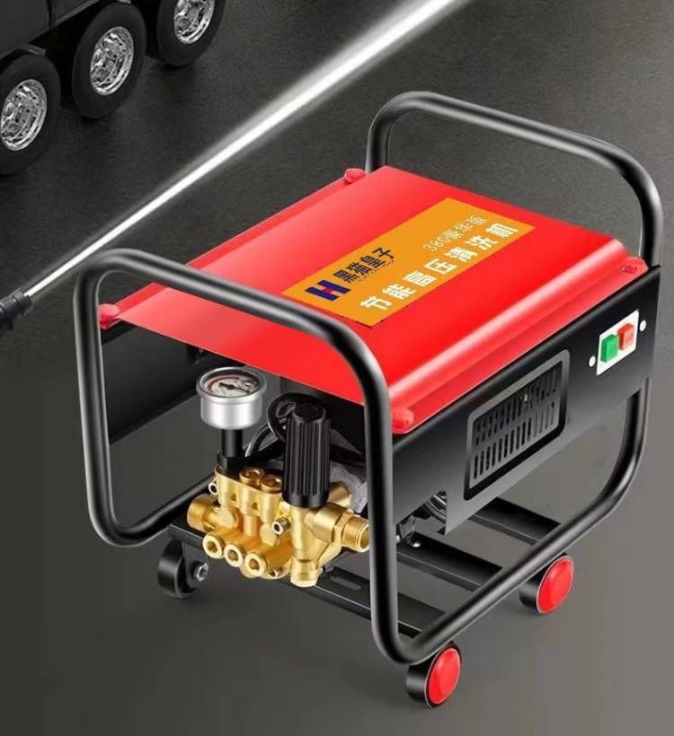 New Black Cat 380 Car Washer Magic Tool for Home Use, 220V High-Pressure Water Pump, High-Power Car Washing Water Gun, Commercial Floor Cleaning