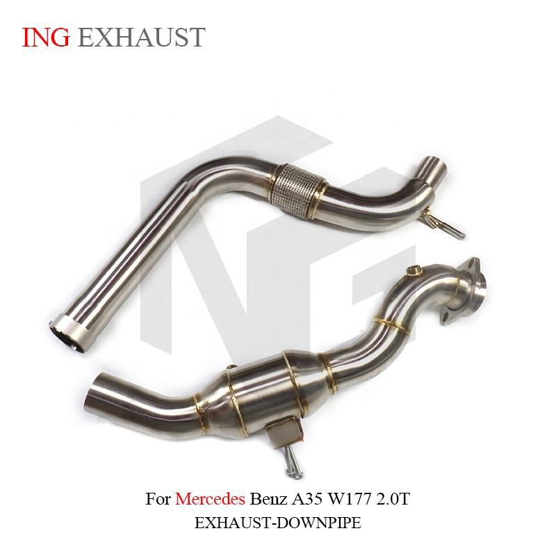 Suitable for Mercedes-Benz A35 W177 2.0T stainless steel exhaust system downpipe