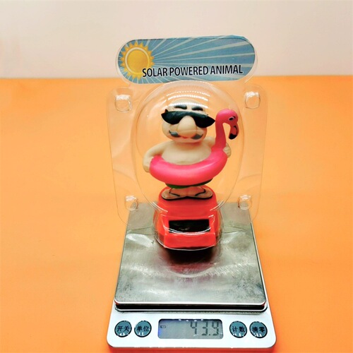 Cross-border wholesale creative intelligent induction swinging sun flower shaking head turtle fairy car interior decoration car ornaments