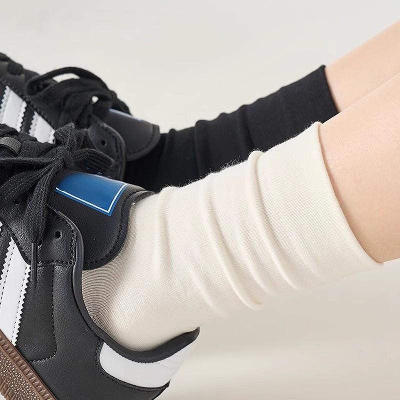 Zhuji socks: pure cotton women's slouch socks, seamless long tube postpartum socks for autumn and spring. Wholesale of disposable socks from Zhuji sock industry Zhuji socks: pure cotton women's slouch socks, seamless long tube postpartum socks for autumn and spring. Wholesale of disposable socks from Zhuji sock industry