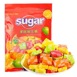 瑞士糖软糖混合水果味春节儿童过年新年货网红小零食批发散装糖果