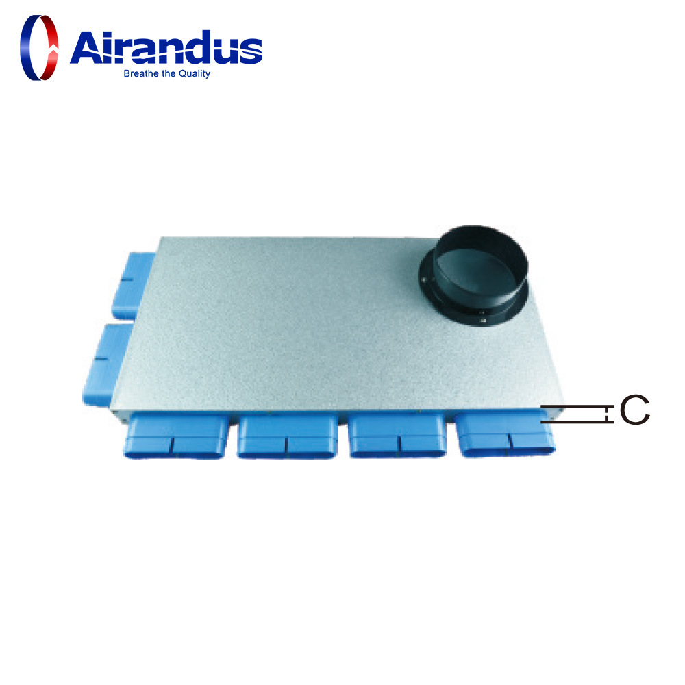 批发新风管地送风地埋管PVC扁平空气导管新风系统辅材