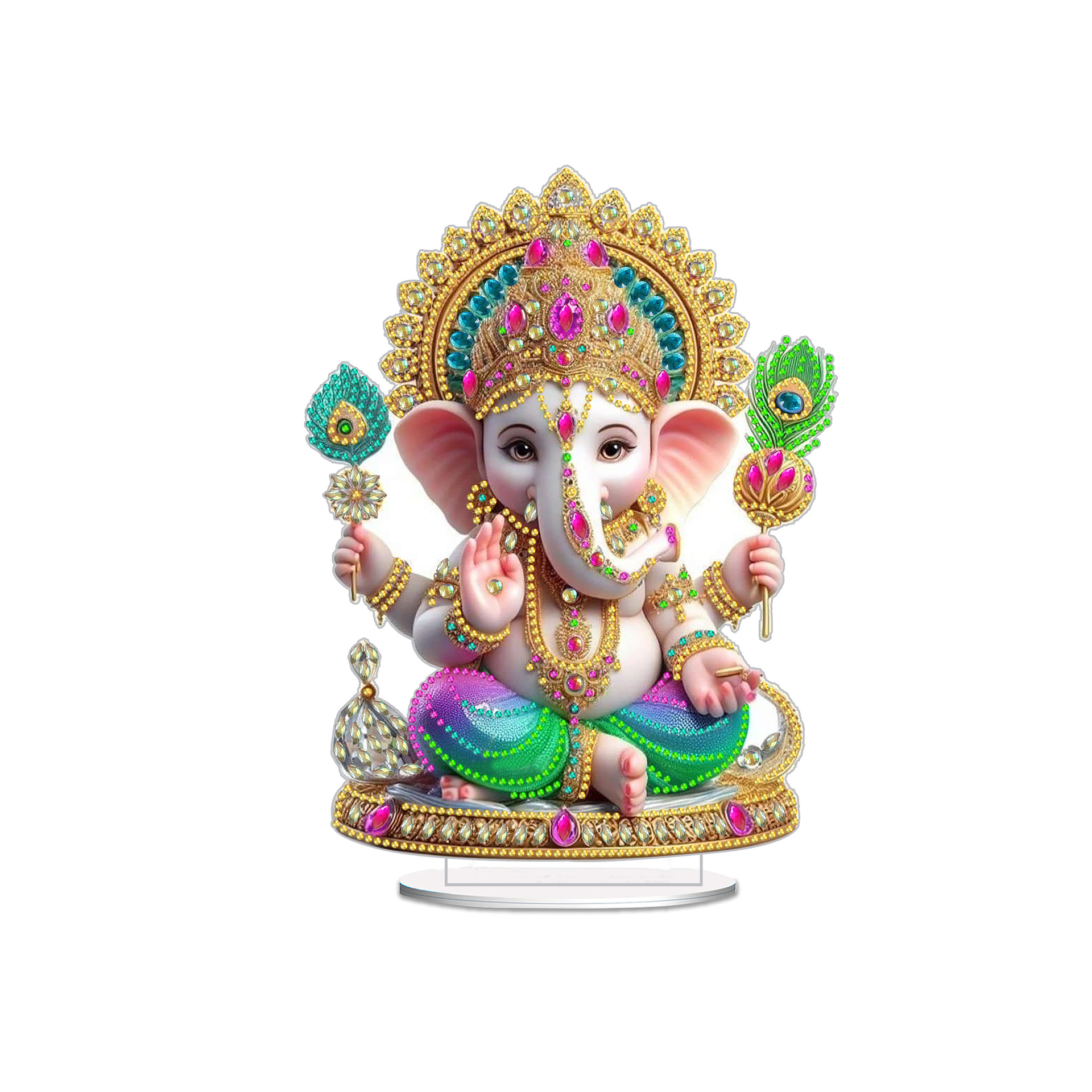 Adult diamond painting kit round diamond alien diamond elephant…