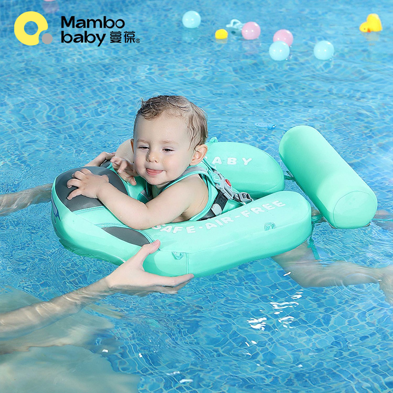 Manbao anillo de natación para bebés anillo de mentira inflable gratis 0-3 años de edad infantil Chaleco de protección solar al aire libre anillo para las axilas image 6