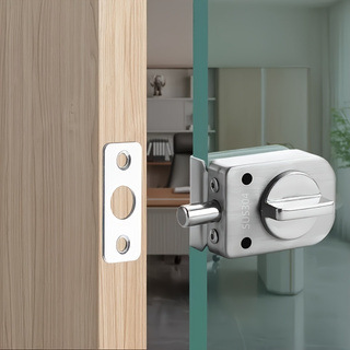 Glass modern lock stainless steel