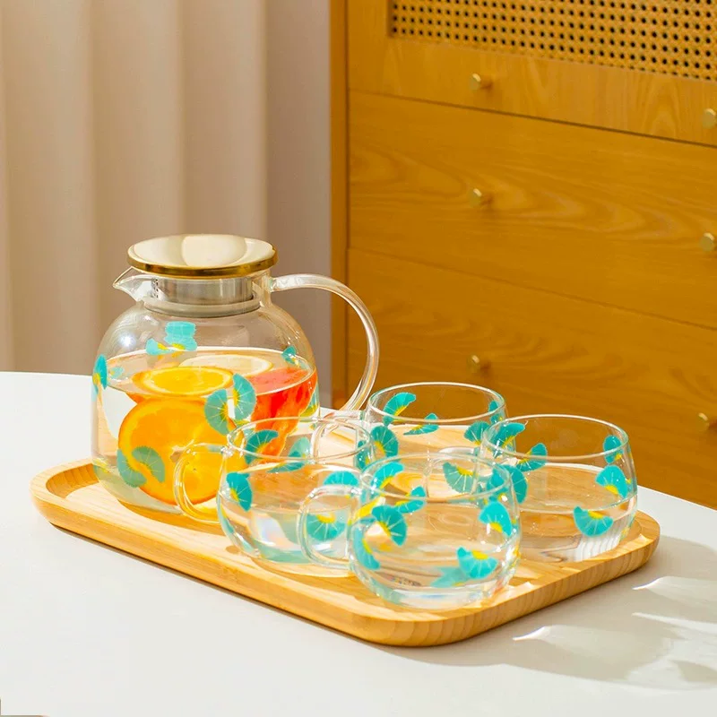 Чайник, вместительный чай матер iced tea для дома, стекло, клубника, набор