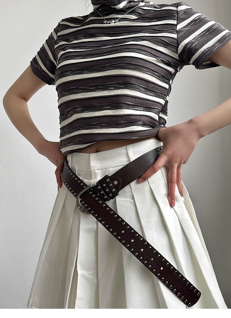 100g Weight Belt Classification 1 Piece Quantity Holiday, Street Occasion Pu Leather, Alloy Material Solid Color Pattern All Seasons Season Women's Gender Simple Style, Streetwear Style Simple Style Streetwear Solid Color Pu Leather Alloy Women's Leather Belts 20