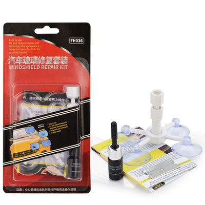 Repair Fluid Windshield Repair: Glass agent