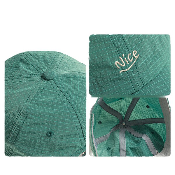 Breathable quick dry thin sports baseball cap for men and women