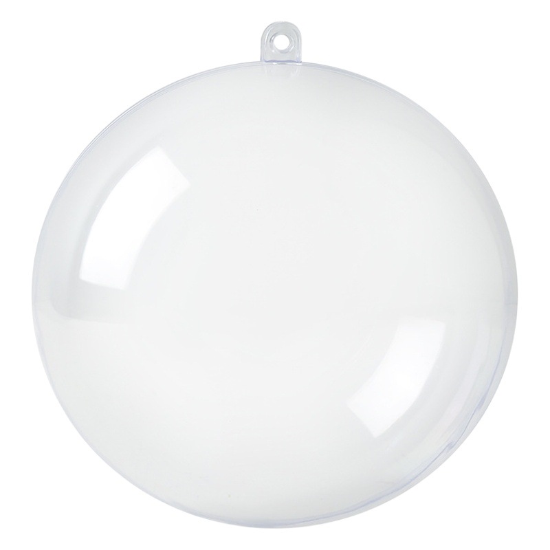 Fuente de origen bola transparente BOLA DE Navidad bola decorativa hueca caja de dulces de plástico abrir y cerrar Bola de flor eterna bola transparente