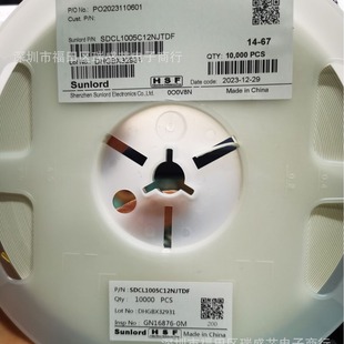 ԭ�b0402�NƬ���l늸� 12nH &plusmn;5% 300mA SDCL1005C12NJTDF 10k/�P