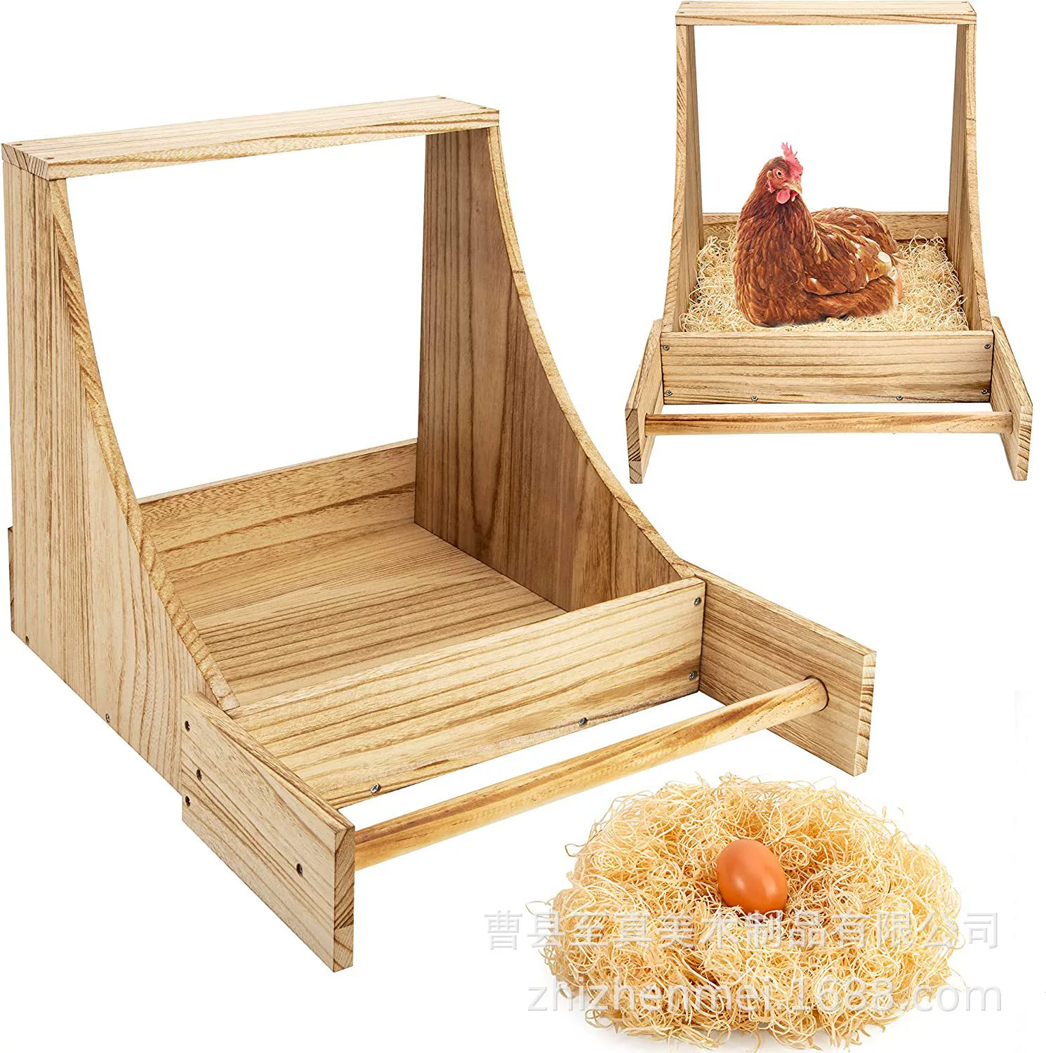 Деревянный большой ящик для куриного гнезда деревянный ящик для гнездования куриного дома с одним отделением ящик для куриного гнезда курица утка деревянная коробка для птицы