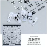 Новый DIY бант маникюрная наклейка милый INS ветер ногтевый наклейка 5D стерео желе маникюрная наклейка