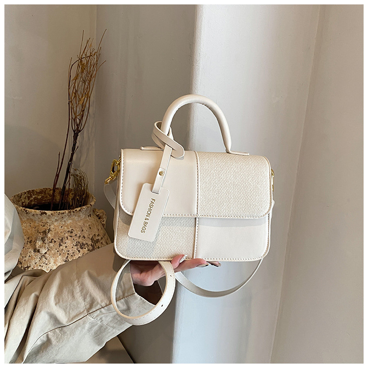 Maillard Splicing Handbag for Women 2024 New Style, with Unique Texture and a Stylish Crossbody Bag Design_voghion.com