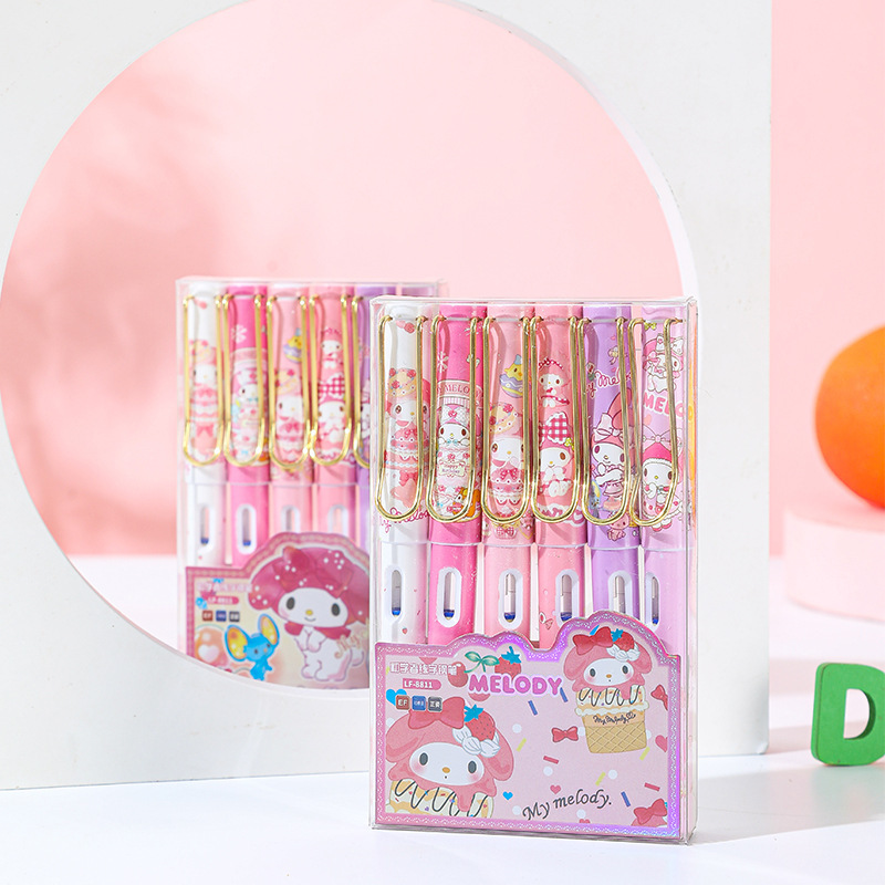 Sanrio coolomi pen estudiante bolsa de tinta especial pen ins estilo de alta apariencia estilo chica tinta reemplazable