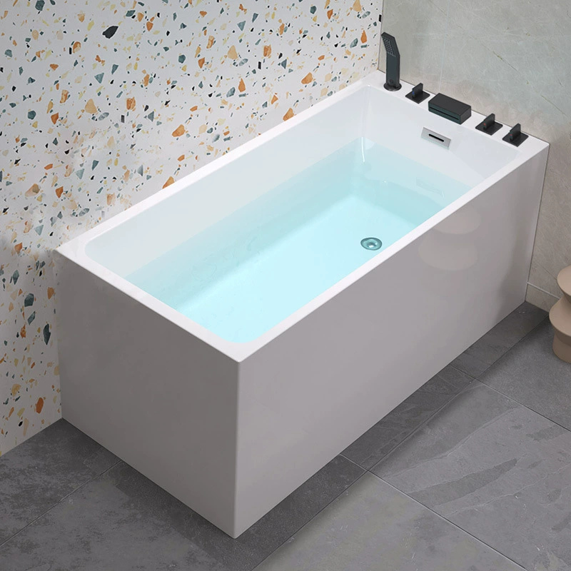 Ванна в японском стиле маленькая квартира домашнее взрослое мини-двойная юбка маленькая ванна квадратная глубокая ванна