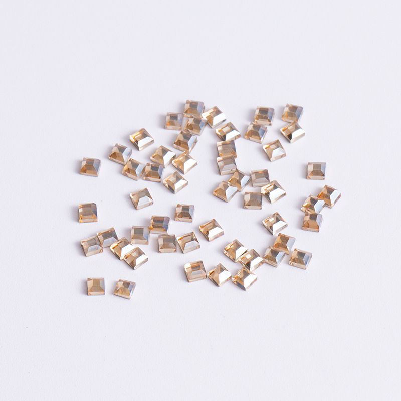 정사각형 4*4mm 샴페인 평면 바닥 특수 형상 [ZX049-05]