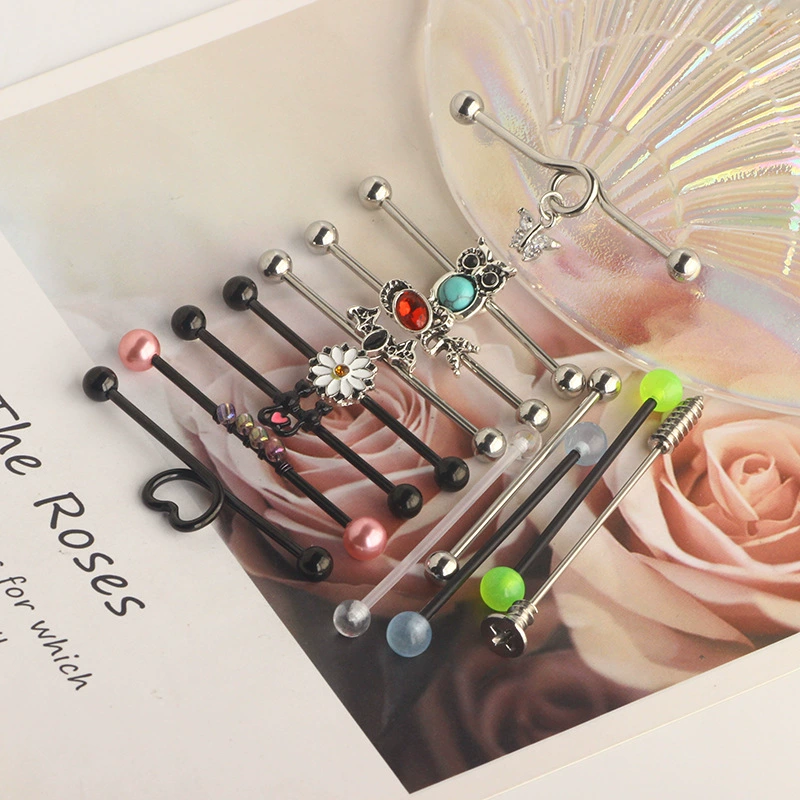 Earrings, piercing, set, European style