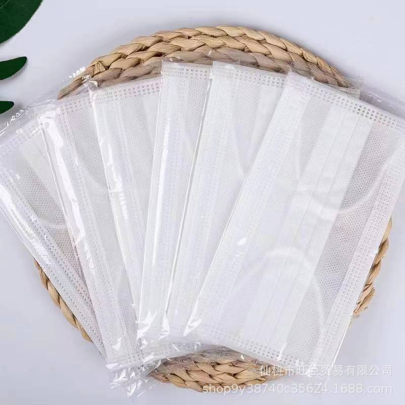 Una capa de máscaras de dos capas, máscaras delgadas desechables a prueba de polvo y transpirables de alto valor facial, salón de belleza de restauración, máscaras ultra delgadas al por mayor