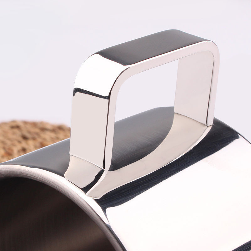 COOKONE18 / 10 acero inoxidable engrosado de un solo mango taza de agua para niños jardín de infantes taza de agua fría engrosada café con leche