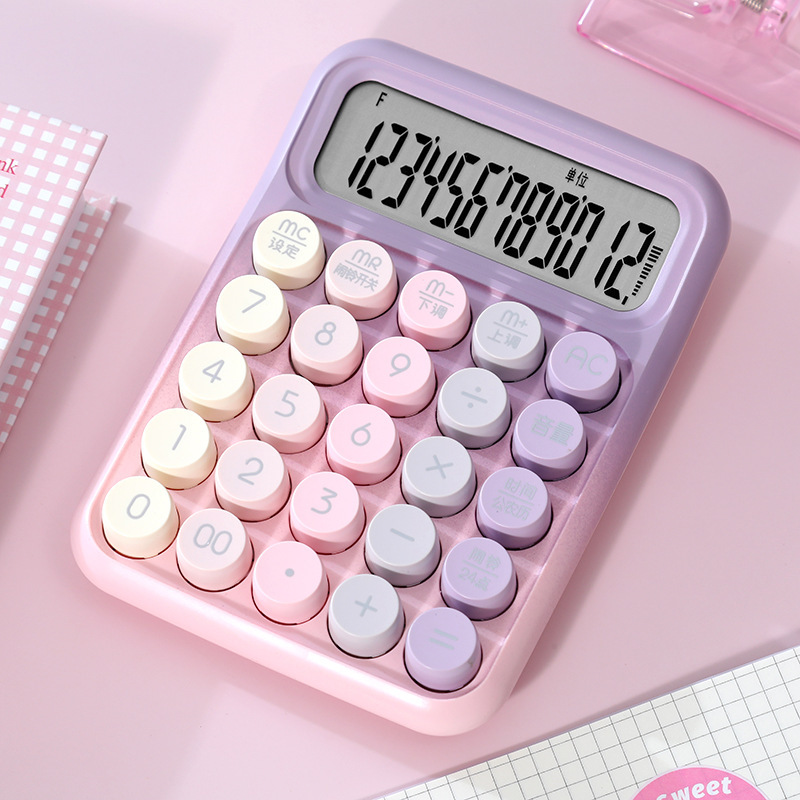 音声計算機財務事務用女神金高颜値科学計算機学生用事務文化用品|undefined