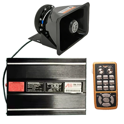 high-pitched alarm, and – Car horn/tweeter