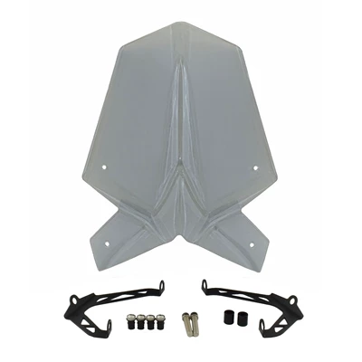 Suitable for Ktm Duke Motorcycle front windshield - smoke-gray