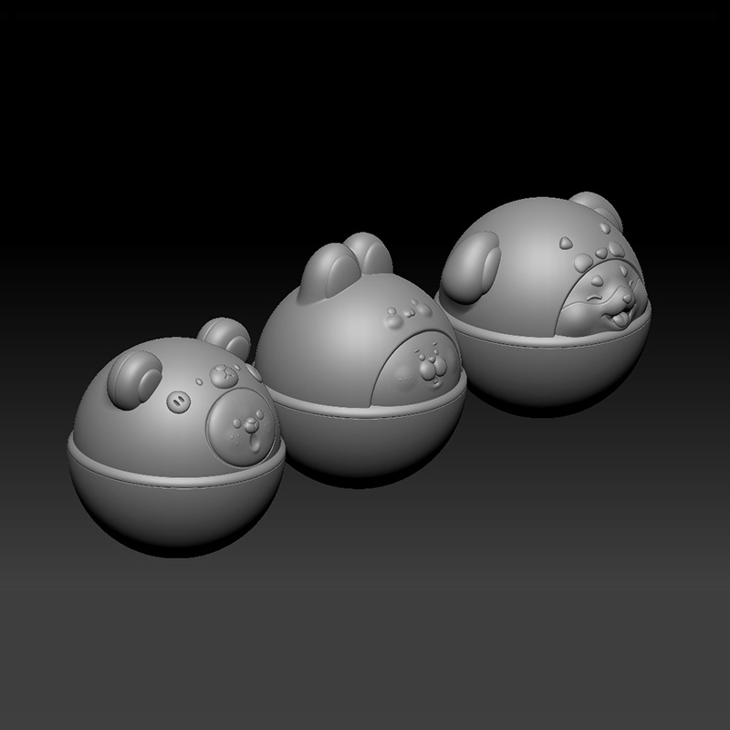 Sanxin animal hockey sobre hielo molde de silicona DIY conejito dibujos animados cubo de hielo molde de hielo de whisky fuente de fábrica