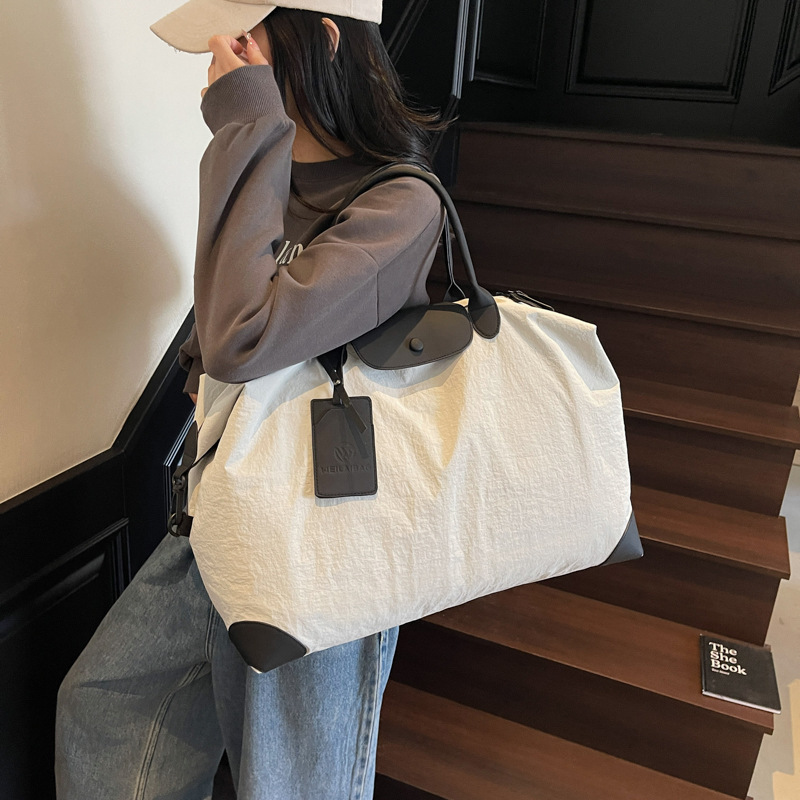 短途旅行包女轻便手提出差旅游行李包时尚大容量收纳袋运动健身包|undefined