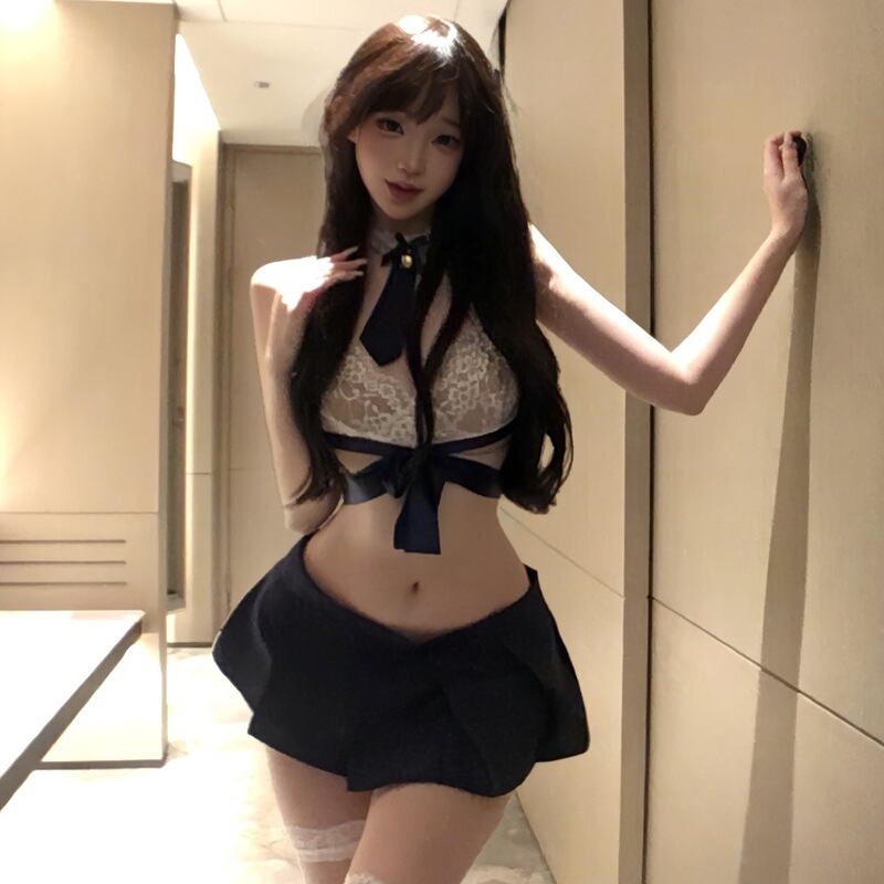 Sweet Hair New Sexy Intimates Sexy Female Passion Jk Outfit Pleated Skirt Sexy Uniform Temptation Free to Take Off Sexy Set