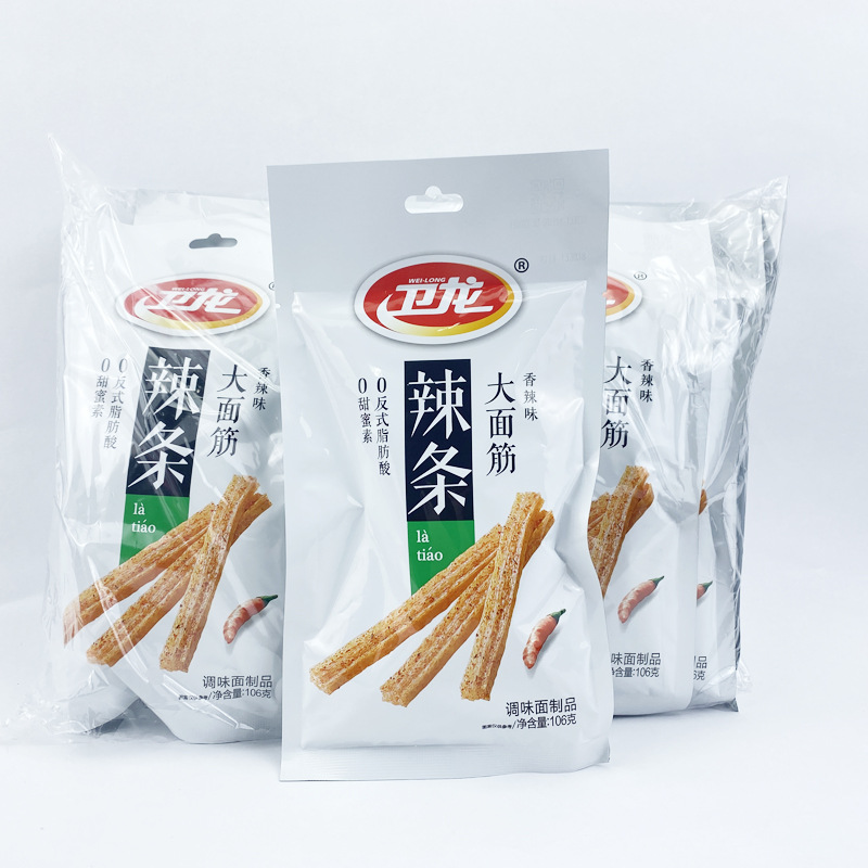 Wailong 102g spicy nitrites, 106g Jindian nostalgic snacks for foodies, satisfying snacks, leisure food